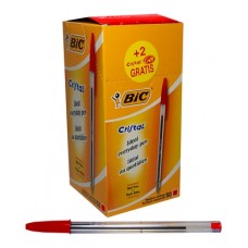 BIC CRISTAL PENNA A SFERA CONF.50 PEZZI ROSSA