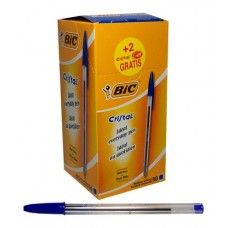 BIC CRISTAL PENNA A SFERA CONF.50 PEZZI BLU