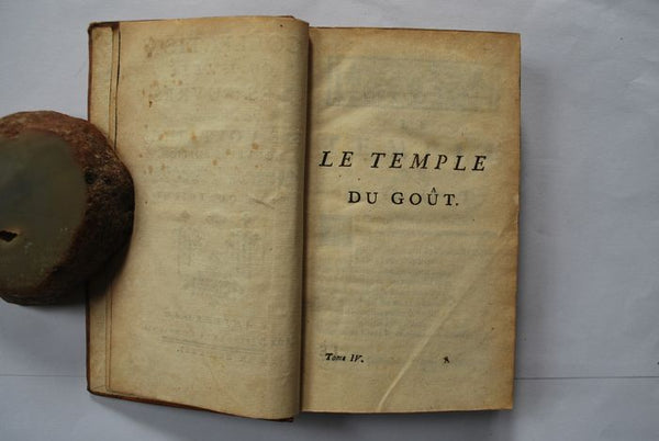 Collection des œuvres de Monsieur de Voltaire - Le temple du goût. Il tempio del gusto