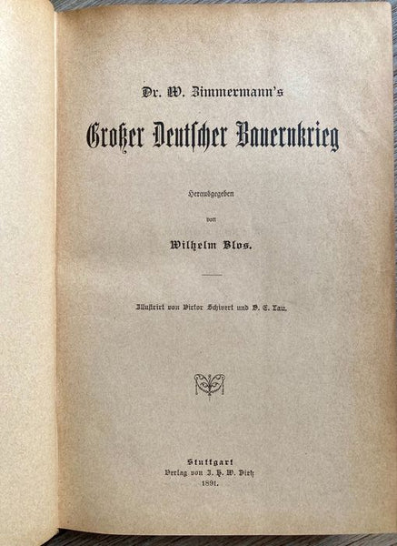 Dr. W. Zimmermanns Großer Deutscher Bauernkrieg